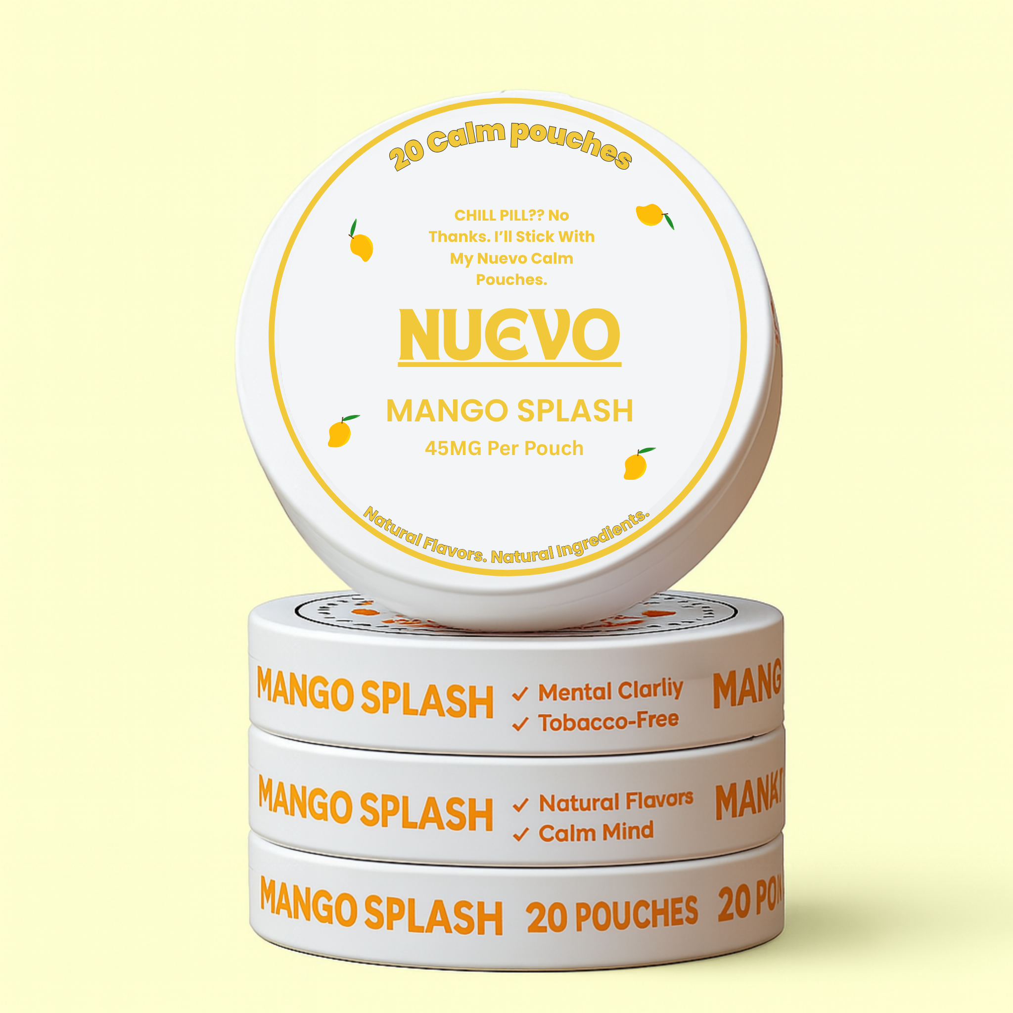 NUEVO NIC-FREE POUCHE CANS
