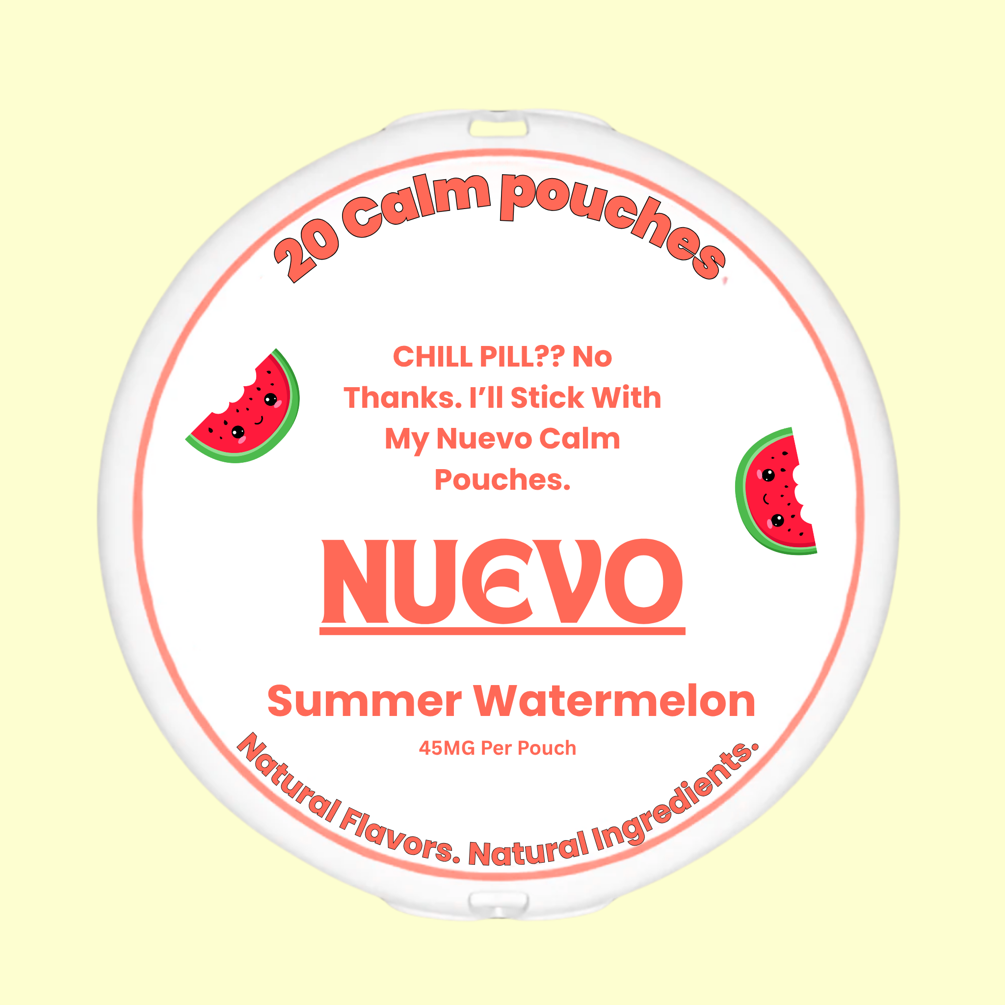 NUEVO NIC-FREE POUCHE CANS