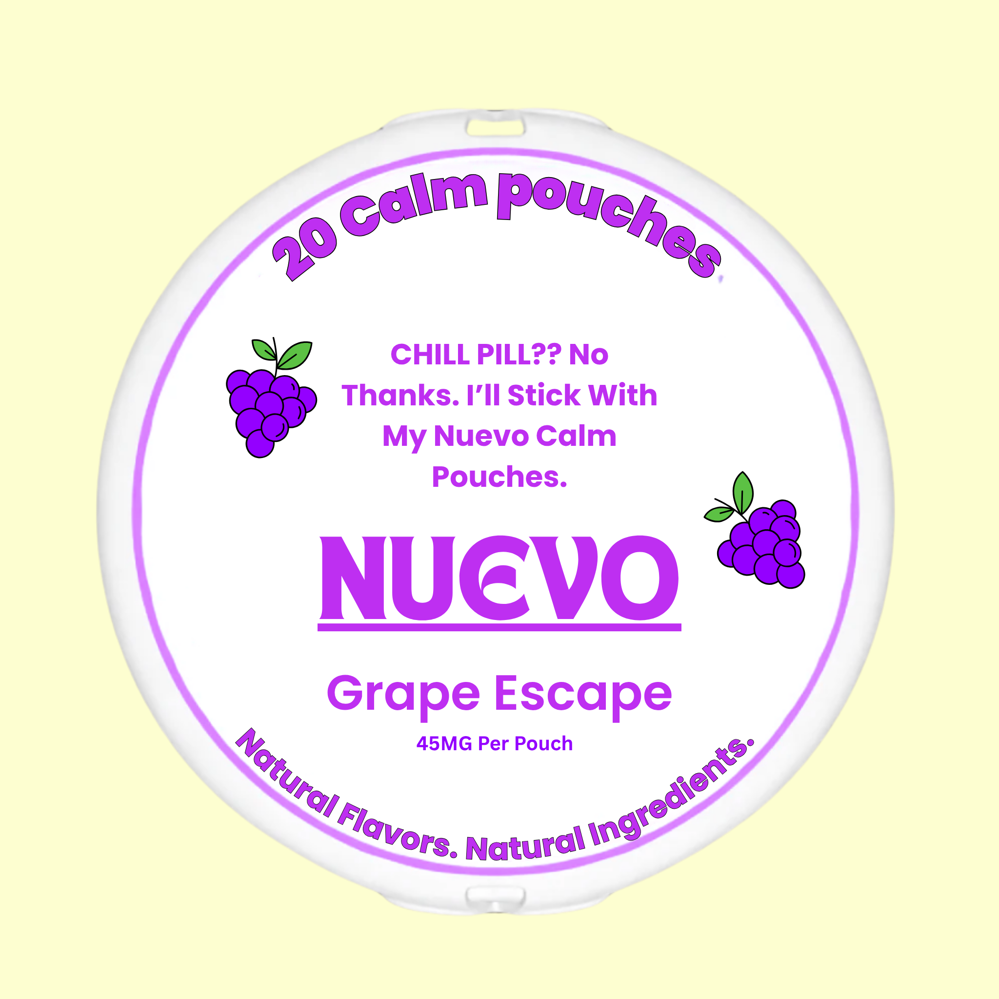 NUEVO NIC-FREE POUCHE CANS