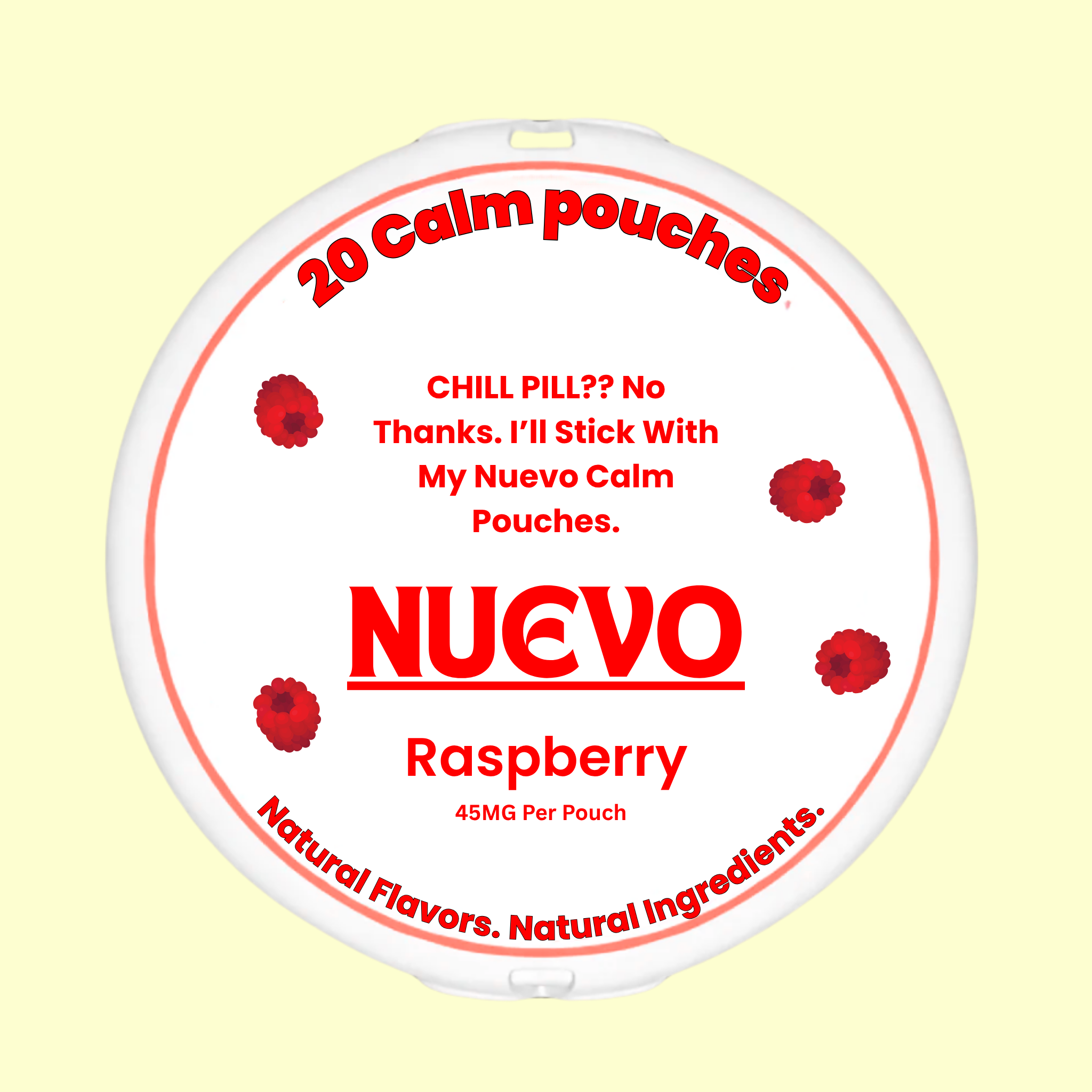 NUEVO NIC-FREE POUCHE CANS