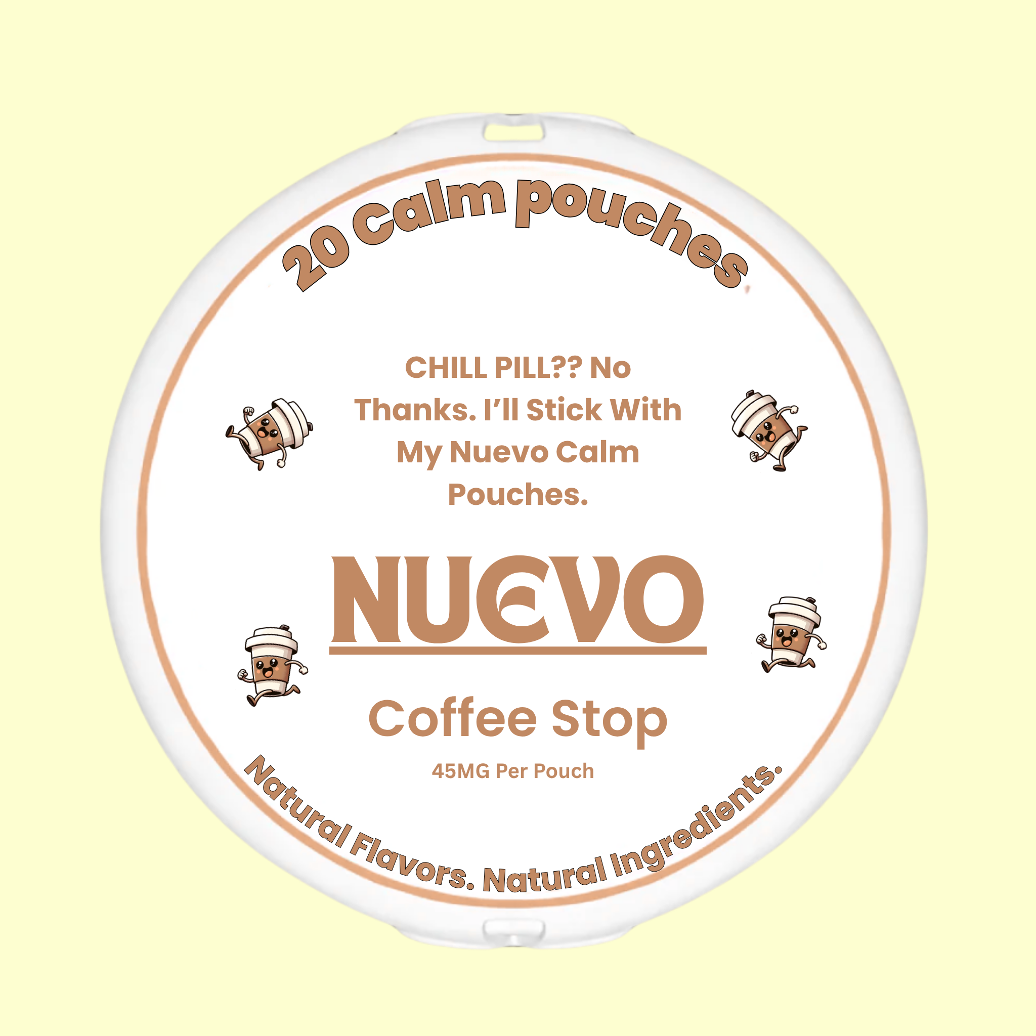 NUEVO NIC-FREE POUCHE CANS