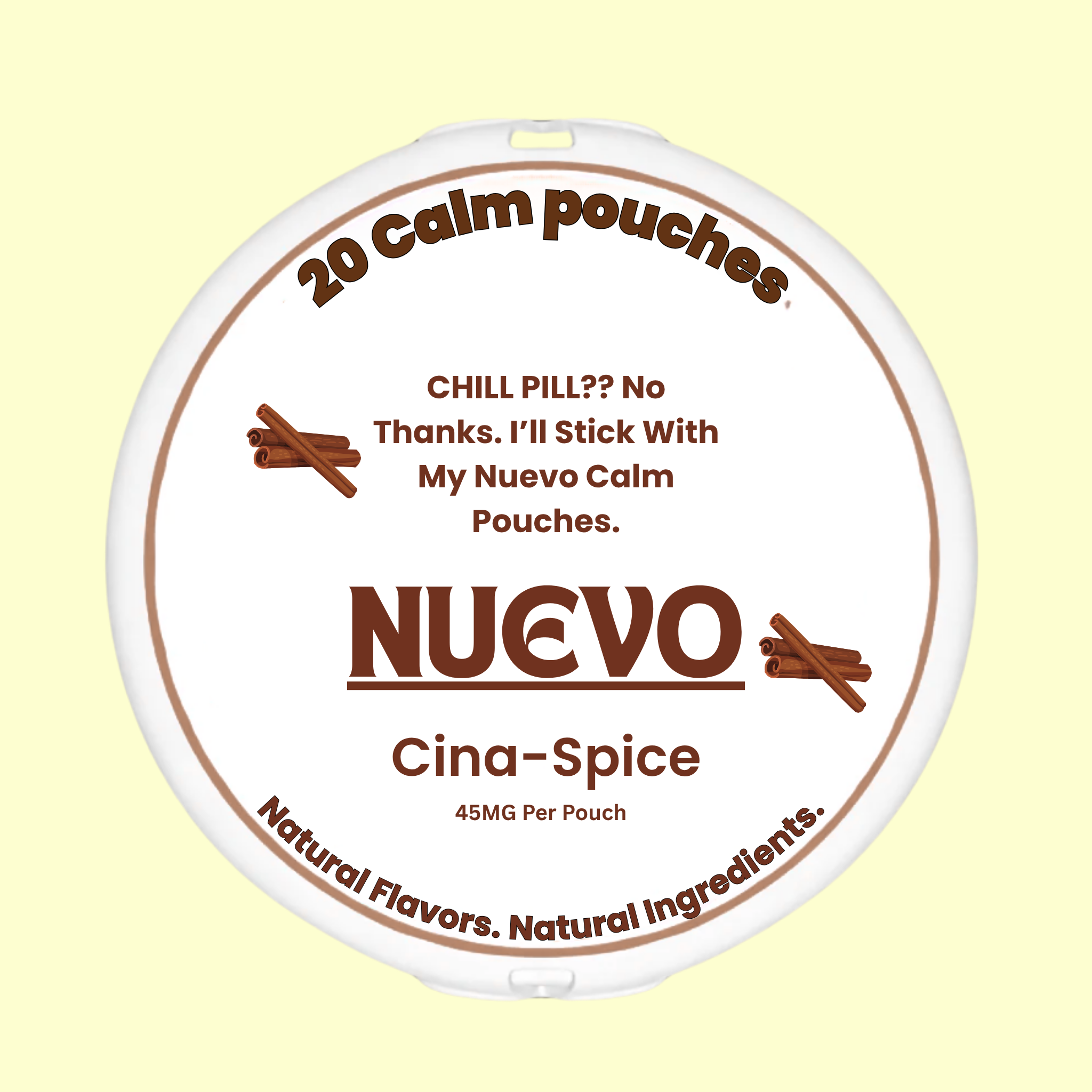 NUEVO NIC-FREE POUCHE CANS