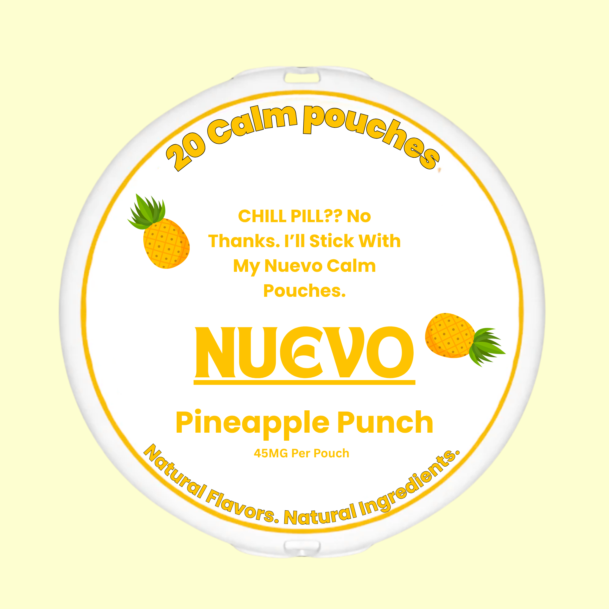 NUEVO NIC-FREE POUCHE CANS