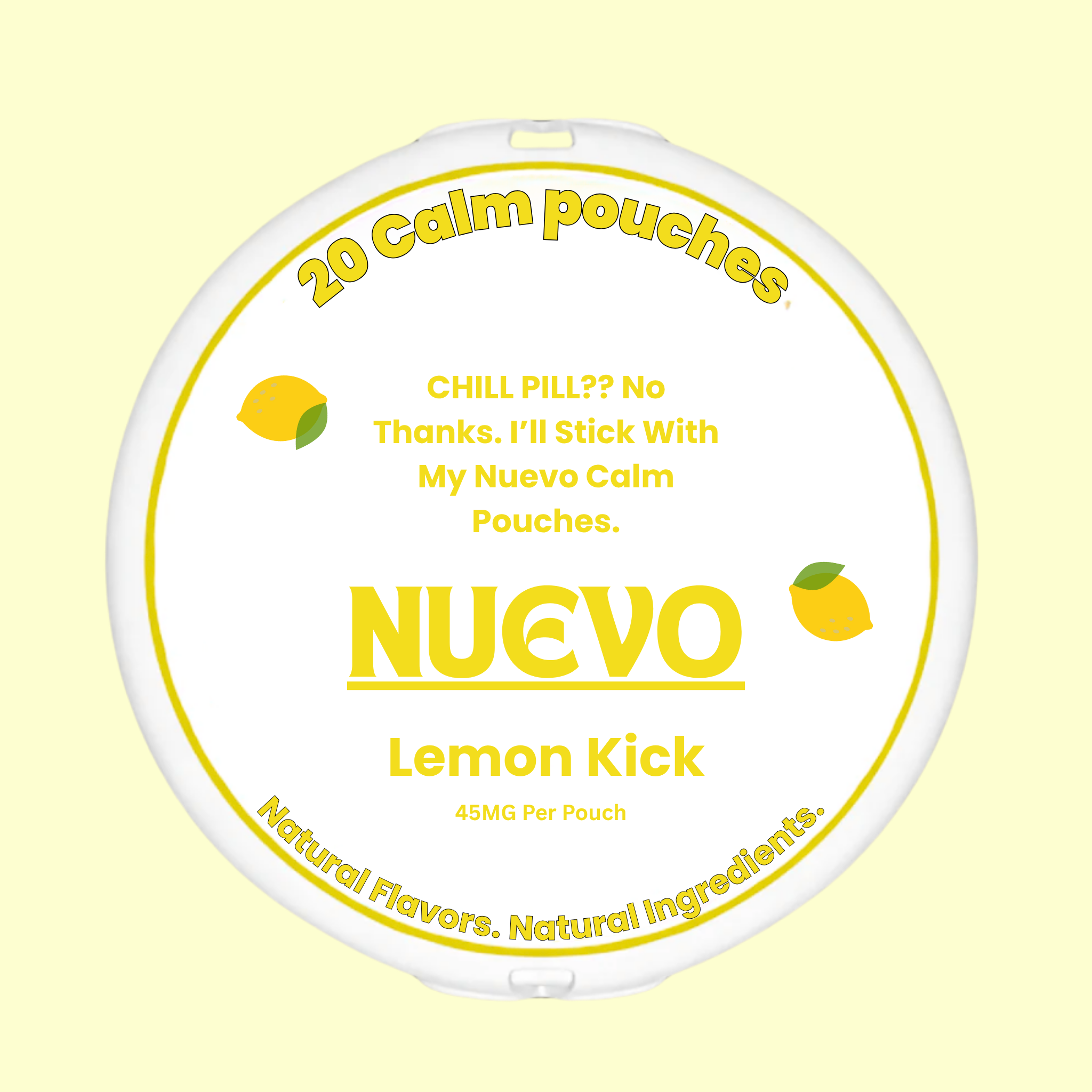 NUEVO NIC-FREE POUCHE CANS
