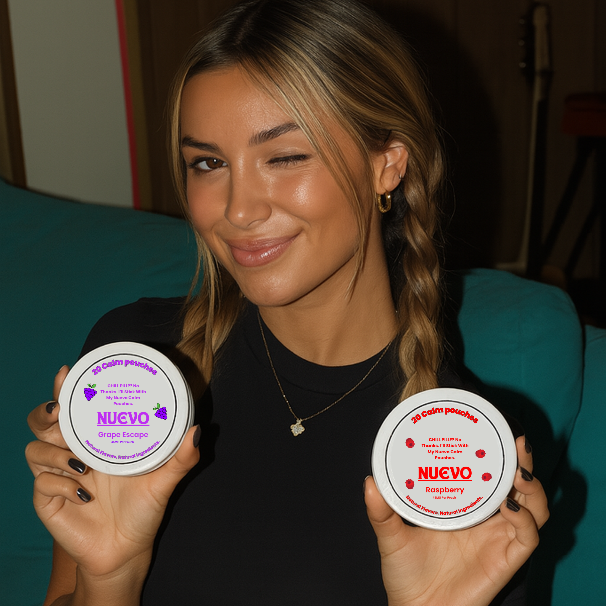 NUEVO NIC-FREE POUCHE CANS