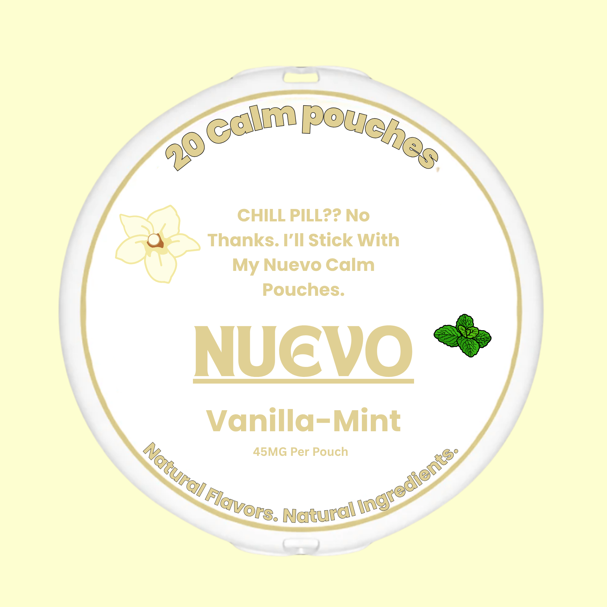 NUEVO NIC-FREE POUCHE CANS