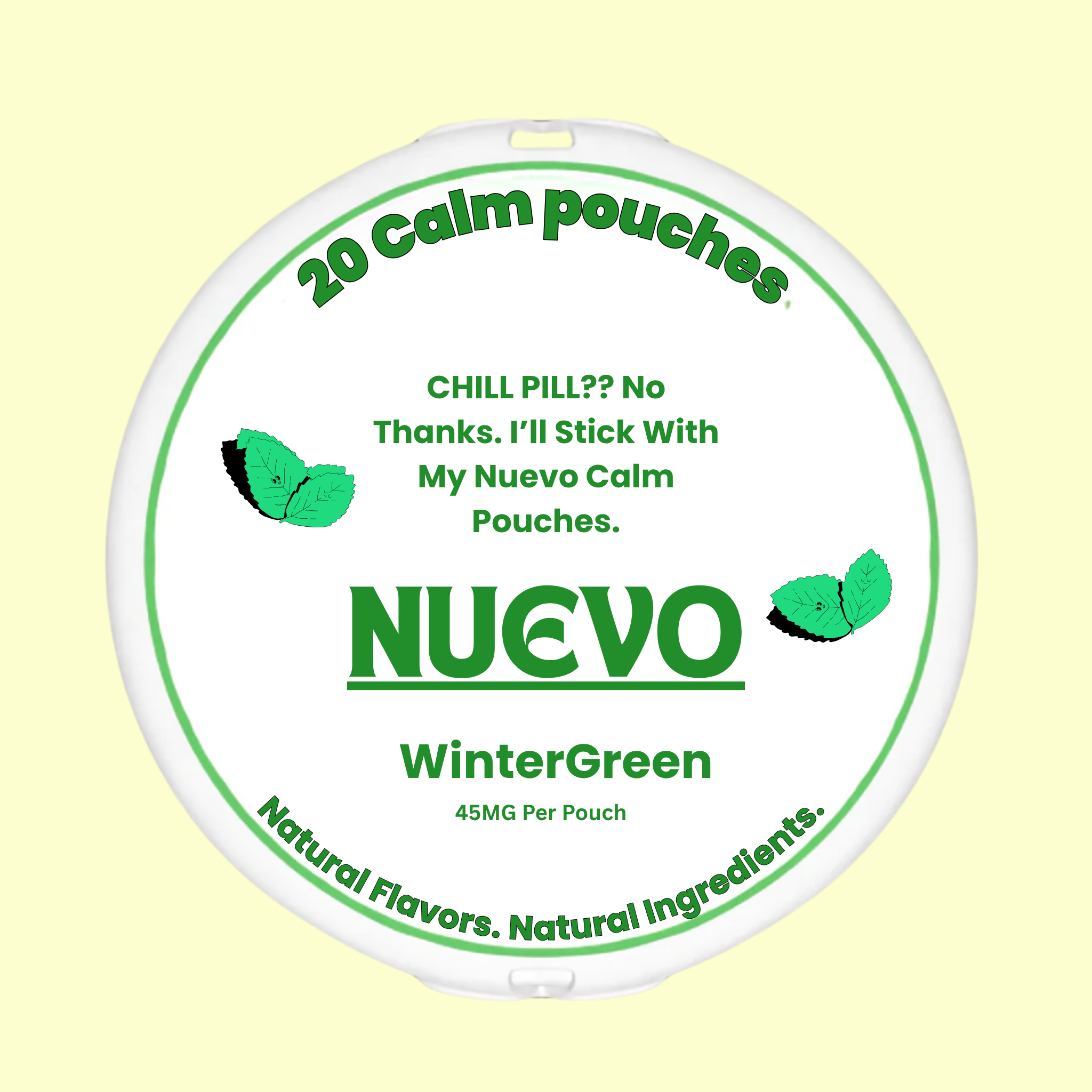 NUEVO NIC-FREE POUCHE CANS